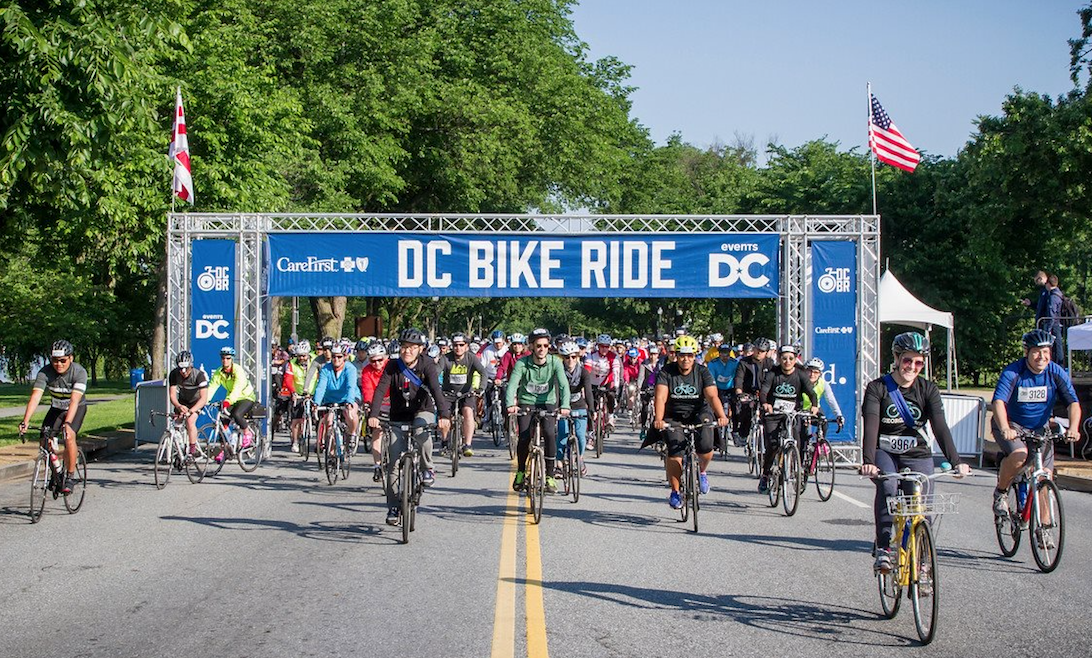 DC Bike Ride at West Potomac Park in Washington, DC